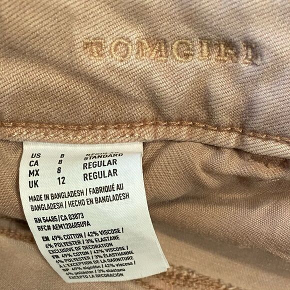American eagle Outfitters blush distresssed Tomgirl super stretch X jeans - Picture 4 of 5